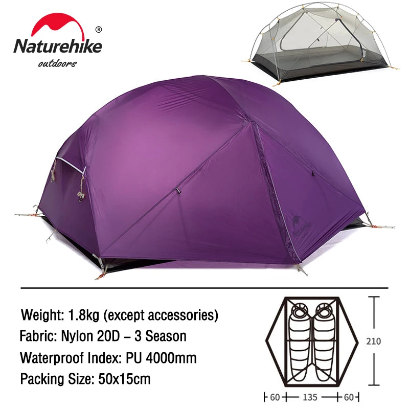 Portable Camping Tents (2 Persons)