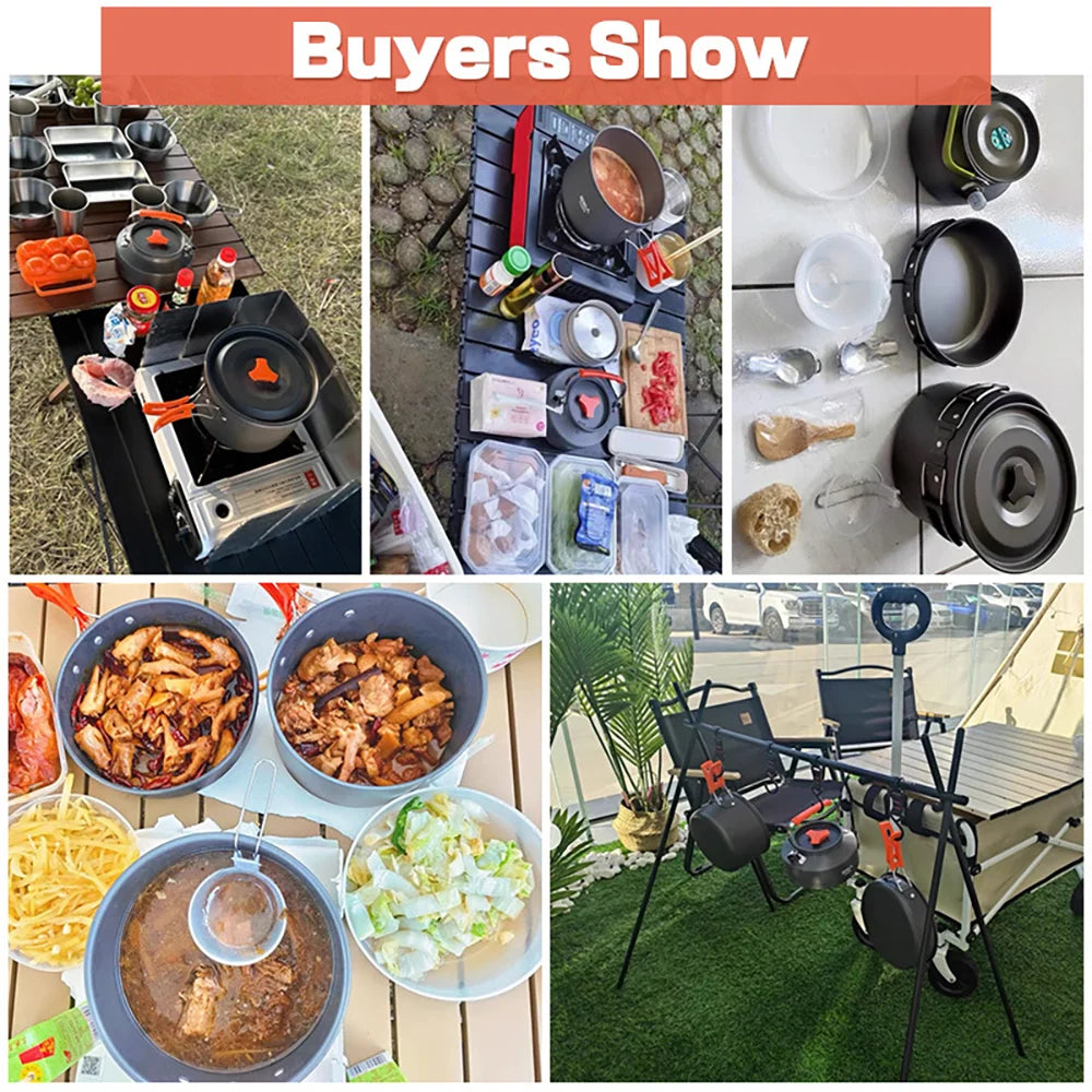 Camping Cookware Set (Non-stick)