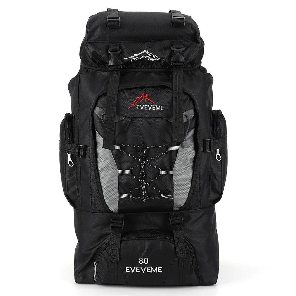 80L Waterproof Travel Backpack For Men