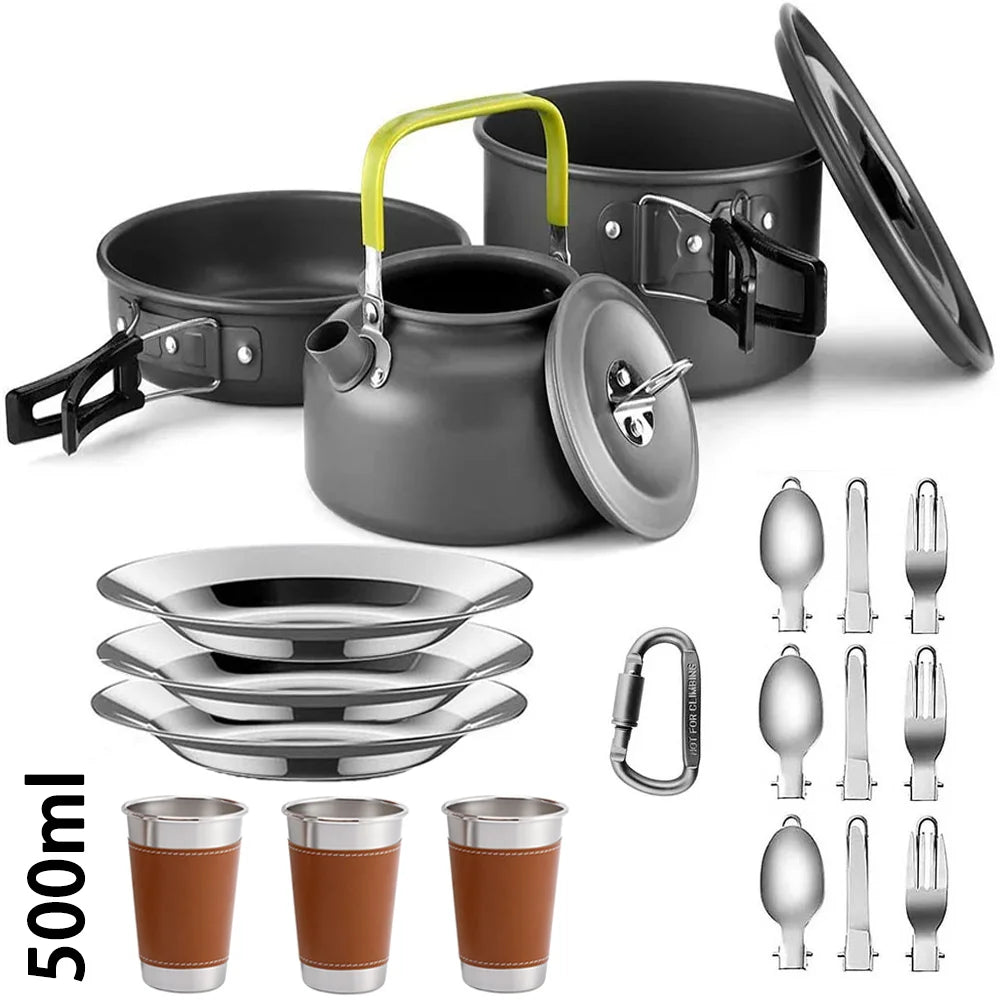 Camping Cookware Set (Non-stick)