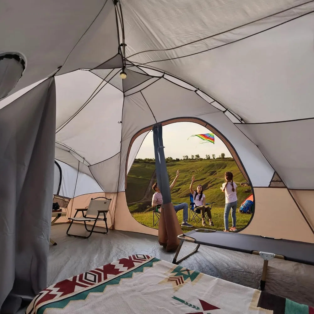 Family Camping Tents (2 Rooms)