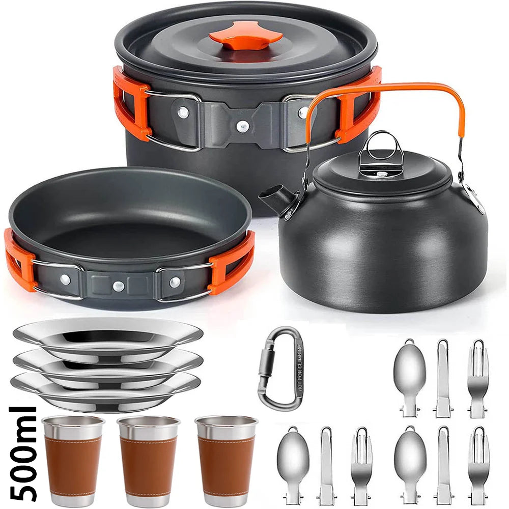 Camping Cookware Set (Non-stick)